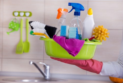 Oven cleaning team in Hampstead focusing on recycling and waste separation