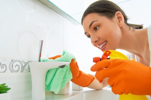 Careful oven cleaning with attention to property and appliance safety