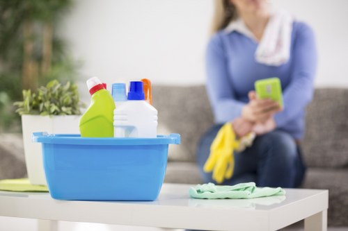 Removing stains from a carpet in a Hampstead property