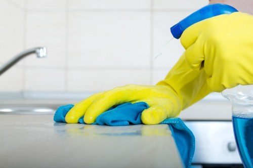 Eco-friendly office cleaning in Hampstead with spotless kitchen area