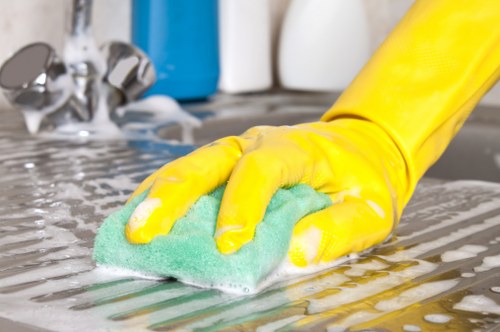 Move-out cleaning service in a Hampstead home interior